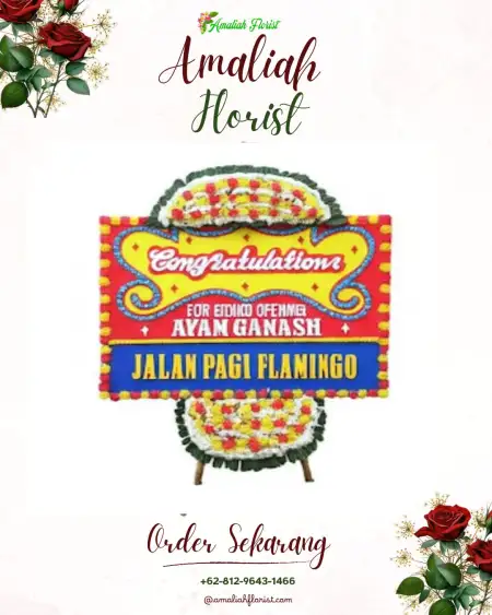 Sewa Papan Bunga Ciguha